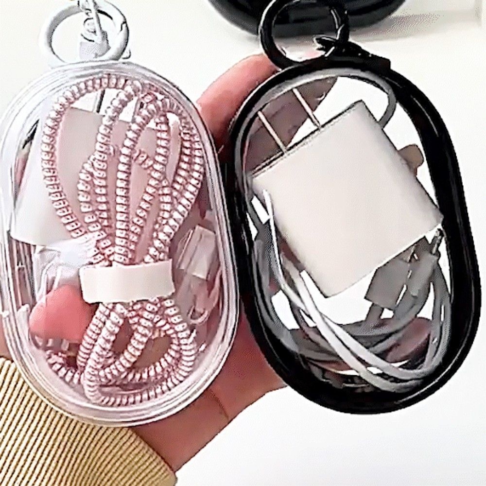 키링 투명 파우치 다용도 악세사리 보관함 스마트폰 수납 케이스 보급형 프리미엄형 선택