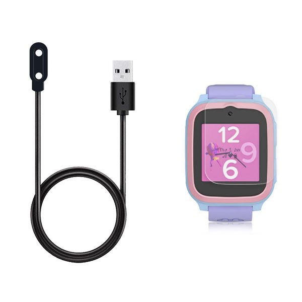 마이퍼스트 FONE S3 스마트워치 KW1401 호환용 충전 케이블 화이트 색상 USB 타입 충전기