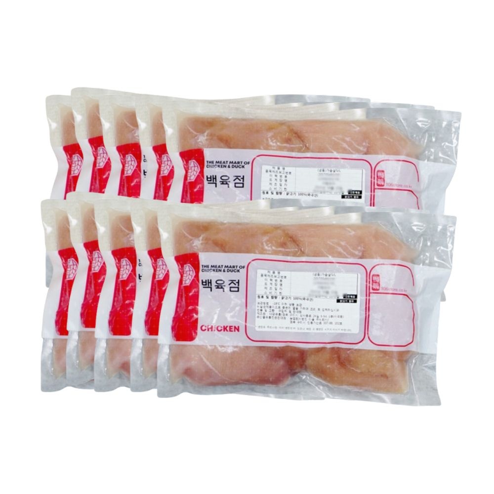 백육점 백육점 국내산 냉동 닭가슴살 10kg