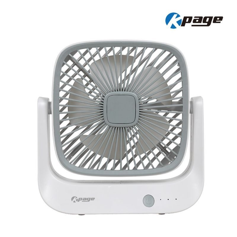 [케이페이지] 탁상용 5엽 날개 사각 무선 강력 모터 선풍기 KEF-6KP