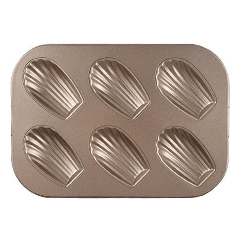 [오늘출발] 미니오븐팬 6구 깊은 마들렌틀 홈베이킹 과자판 파운드케익틀 P795-O