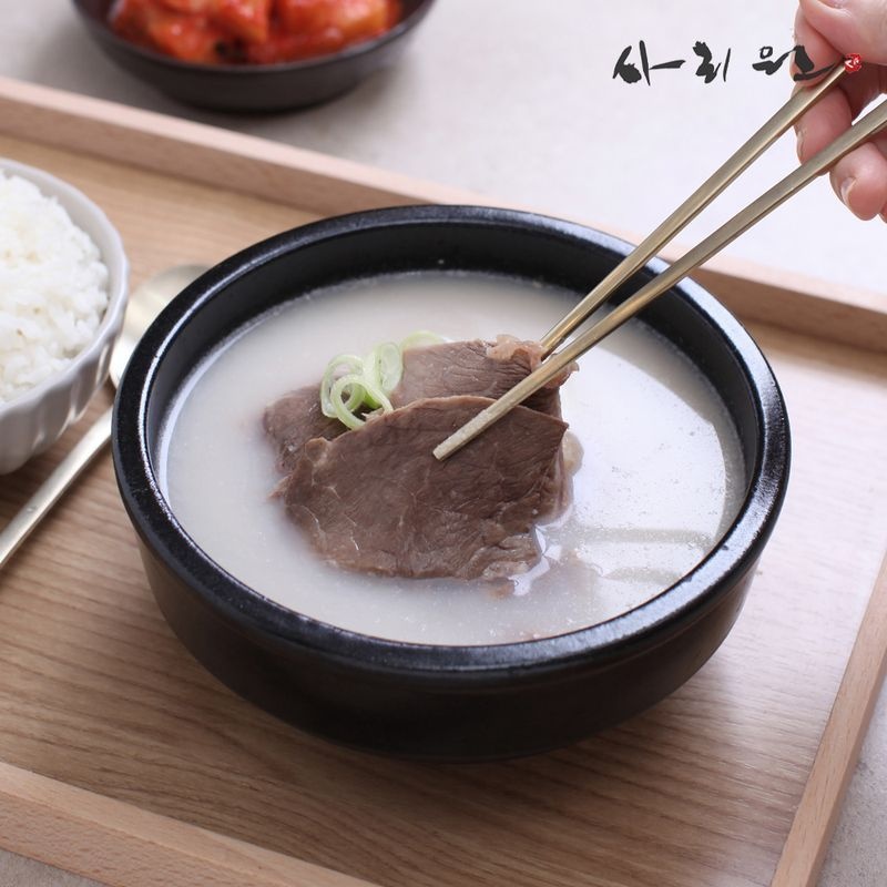 Sariwon 70년 전통의 사리원 한우고기곰탕 450g 1팩