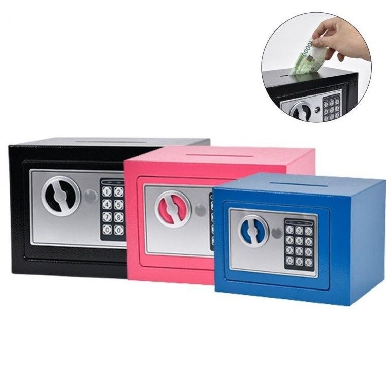 개인 금고17E 소형 미니 사물함 통장 보관 비밀금고