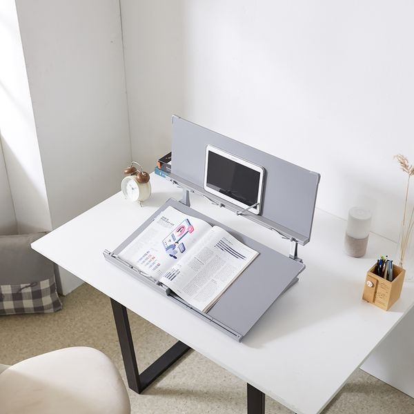 알리미 위너독서대 눈높이 그레이 2단 60 독서대