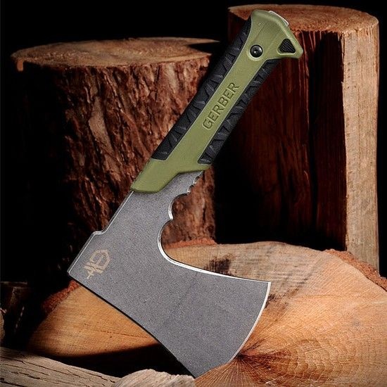 상품상세참조 거버 팩 해치트 도끼 세이지그린