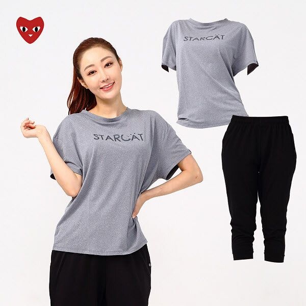 [패션플러스][스타캣]여성요가복세트 필라테스복세트 빅사이즈세트TS33PS80Q3