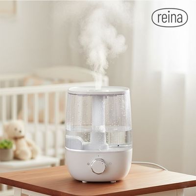 [추가쿠폰+L포인트추가적립] 레이나 4.5L 통세척 상부급수형 분무량많은 초음파 가습기 RH-4788