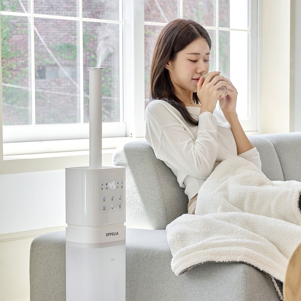 이노뷰 엔뚜마노 [애플리아] 7.5L 프리즘 간편 세척 반투명 물탱크 가정용 초음파 가습기 AU-TH11