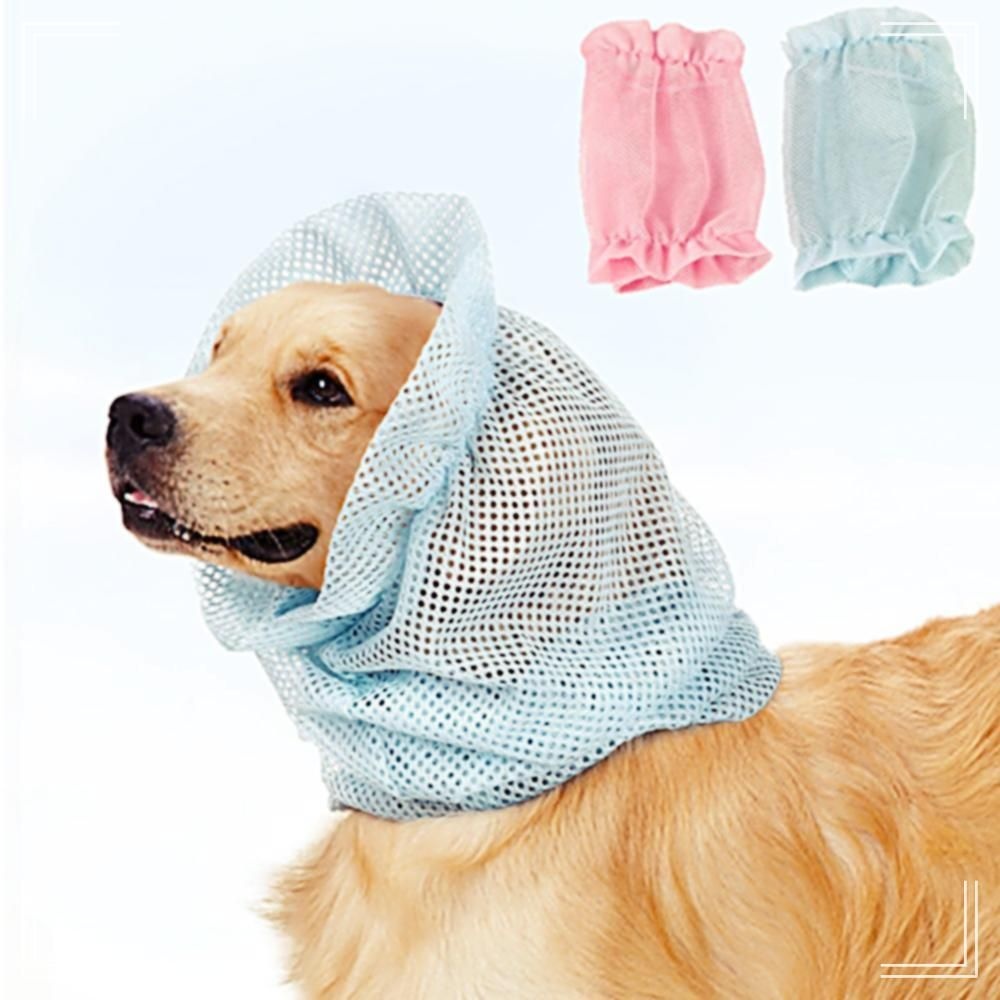 반려동물 귀통풍 모기귀덮개 매쉬 귀염증 스누드 학교 귀덮개 강아지 관공서