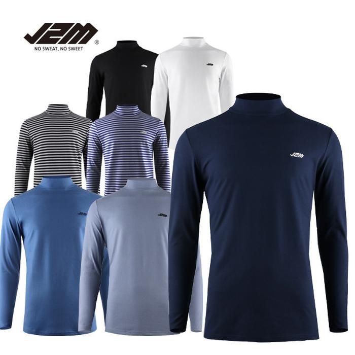 [제이투엠골프]제이투엠골프 핫세븐맨 터틀넥 기모긴팔티셔츠_201M
