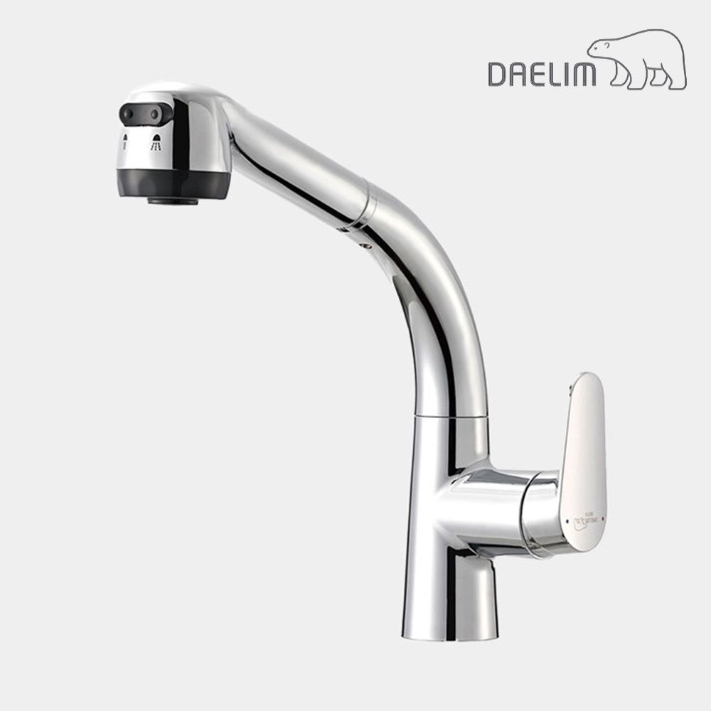 대림바스 뉴오퍼스4 주방 싱크대 수전 크롬 유광 DL-K1615