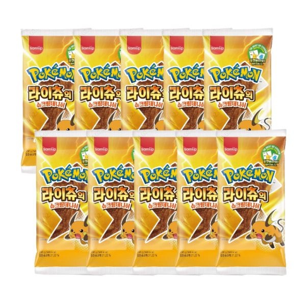삼립 포켓몬빵 라이츄의 슈크림데니쉬 10봉