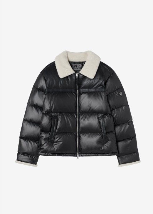 [롯데백화점] 게스 진 [Featherlight] 남녀공용 무스탕 푸퍼 MP4W5891 LE1220448641