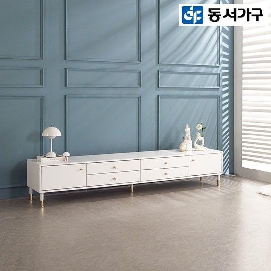 (주)동서가구 루체스 2100 2단 거실장 DF924367