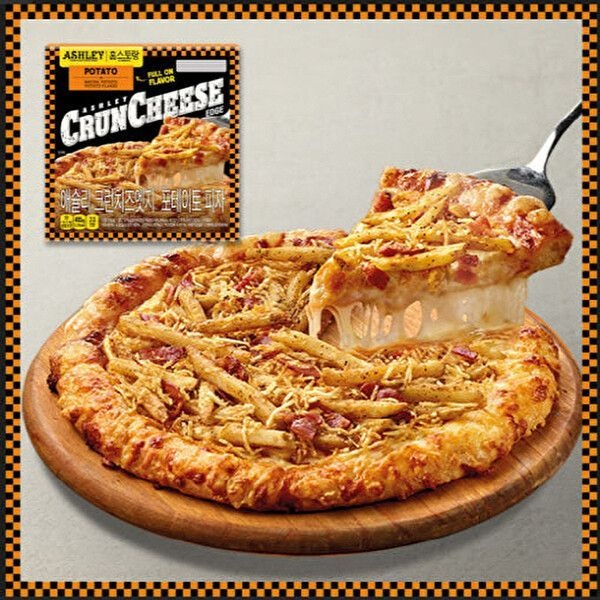 애슐리홈스토랑 크런치즈엣지 베이컨포테이토피자x3팩