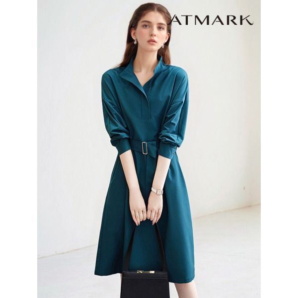 ㈜위즈원or협력업체 [앳마크(ATMARK)] [앳마크]ATMARK (77까지)반오픈드롭원피스 벨트SET_AA56OP015G