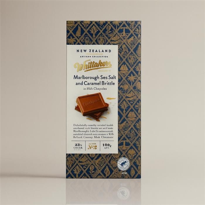 [웰빙창고] 휘태커스 뉴질랜드 벽돌 초콜릿 말보로 씨솔트카라멜 100g 3개