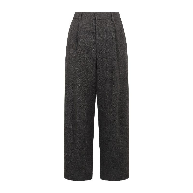 알썰틴 알써틴 울 블렌드 와이드 플리츠 팬츠 R13WR310 R399A