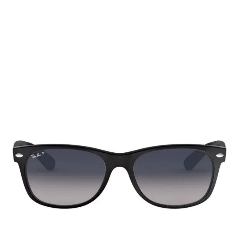 RAY BAN 레이밴 매트 블랙 플라스틱 프레임 블루 그라디언트 렌즈 선글라스 RB2132 601S78