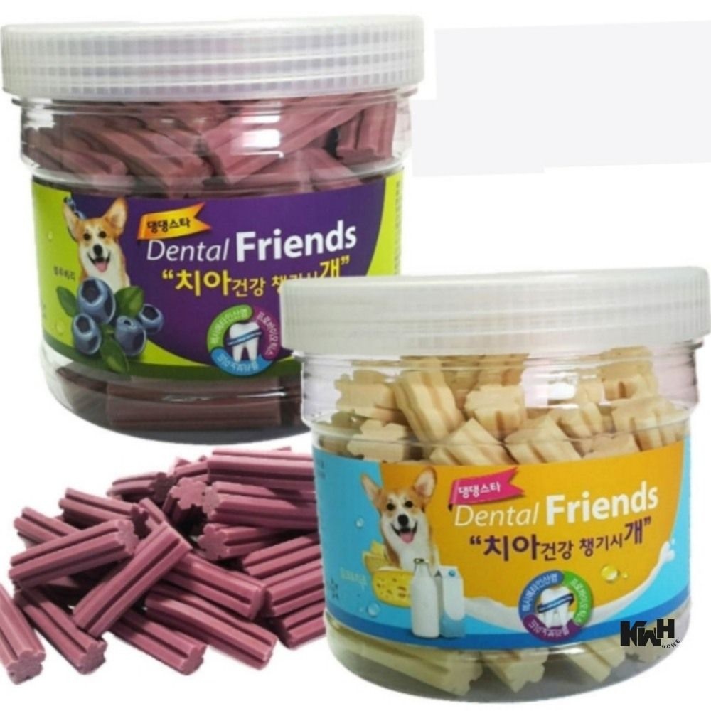 반려견 치석제거껌 2종 치즈 블루베리 강아지양치껌 강아지간식 강아지치아관리 강아지치석제거