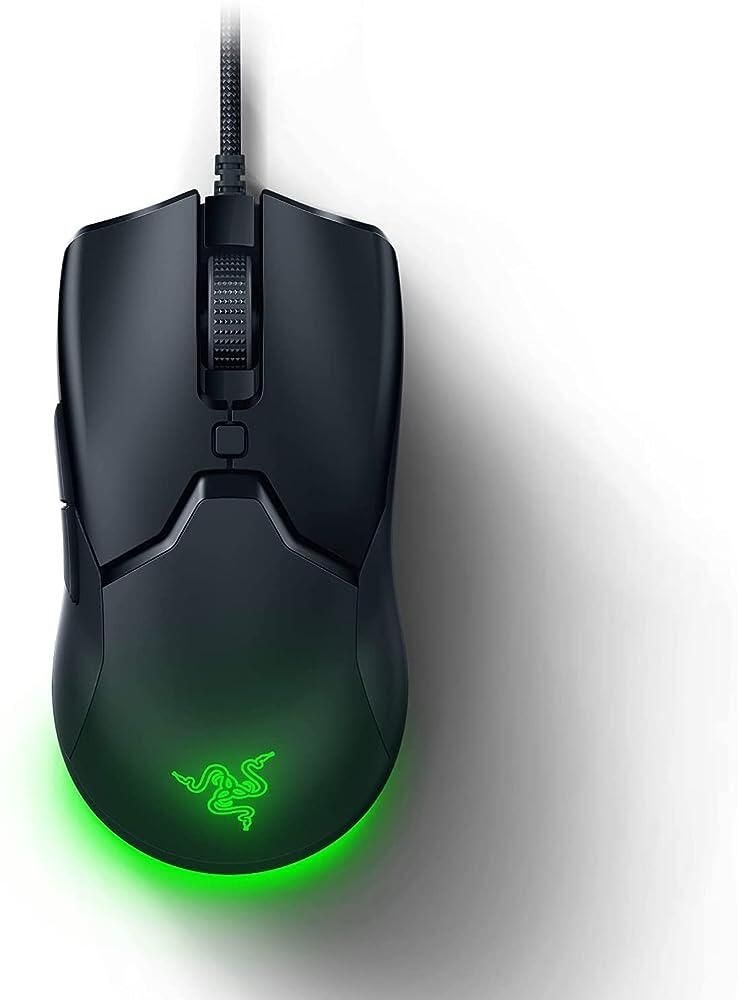 RAZER [해외] Razer, 바이퍼 미니 유선 게이밍 마우스, 블랙, 초경량 61g, 양손잡이용, 스피드플렉스 케이블, 8,500 DPI 옵티컬 센서,