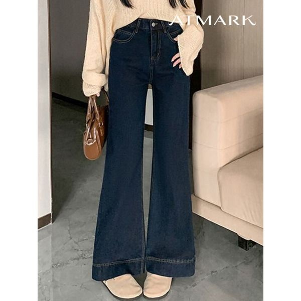 ㈜위즈원or협력업체 [앳마크(ATMARK)] [앳마크]ATMARK (77까지)기모플레부츠컷데님팬츠_AA59PT015G