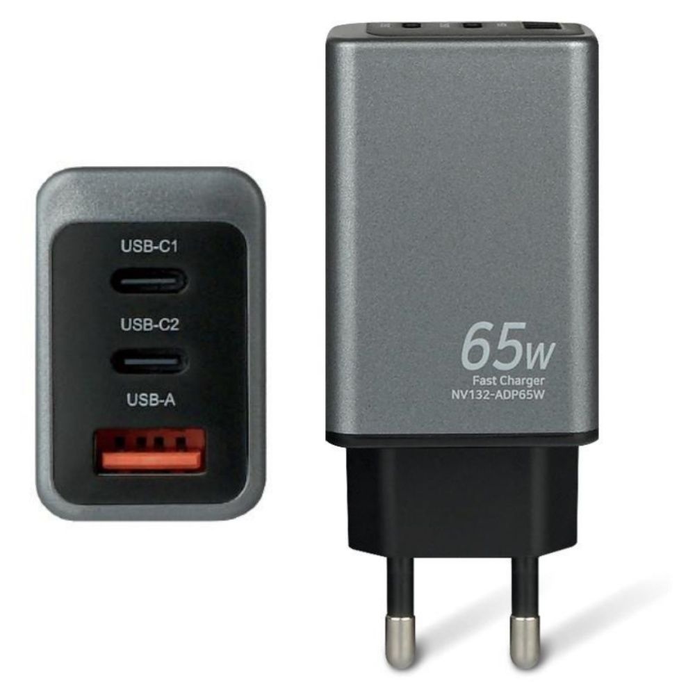 3대 동시 멀티 급속 충전 65W PC 스마트 충전기 사무실 핸드폰 커피숍