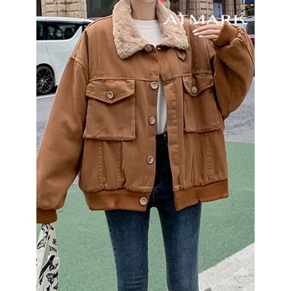 ㈜위즈원or협력업체 [앳마크(ATMARK)] [앳마크]ATMARK (77까지)퍼안감포켓카라점퍼_AA59JP015G