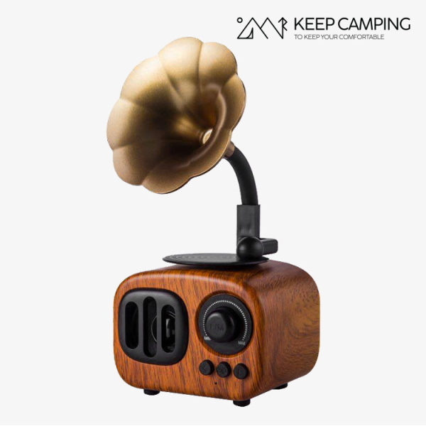[킵] [KEEP][KEEP] 엔틱 스타일 블루투스 스피커 감성 캠핑 차박 인테리어 소품