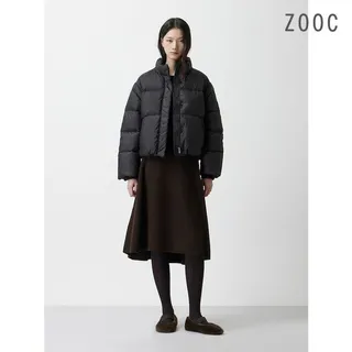 주크 [ZOOC] 숏기장 구스 다운 점퍼 BK_Z254PSG201