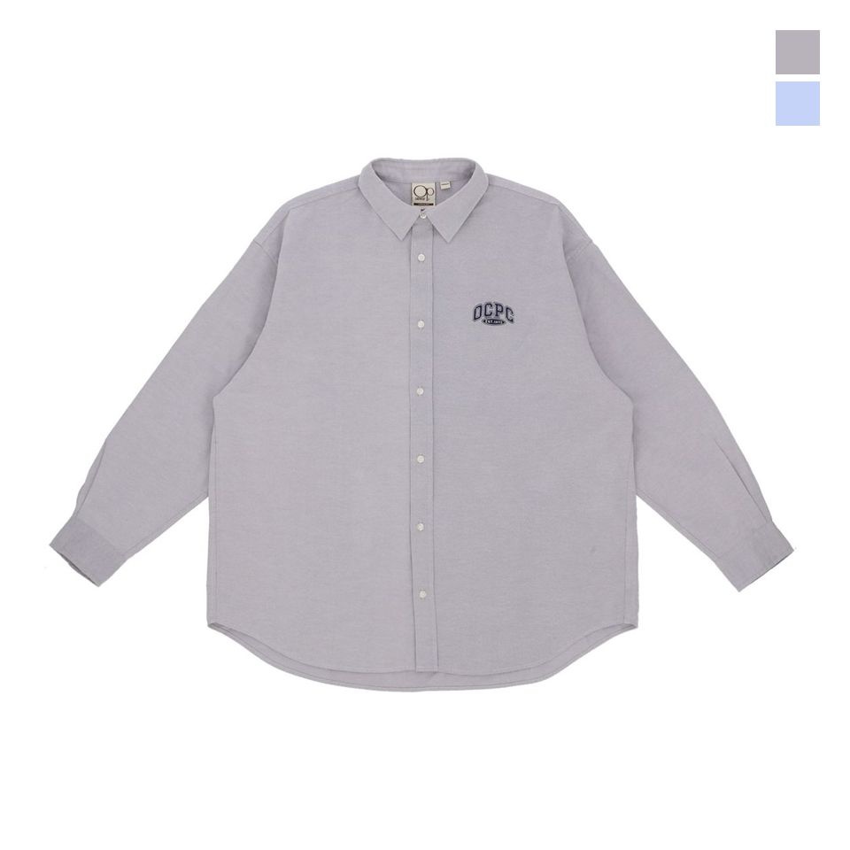 원더플레이스 [오션퍼시픽(OCEAN PACIFIC)] 면100 맨 OCPC 옥스포드 오버사이즈 기모 셔츠