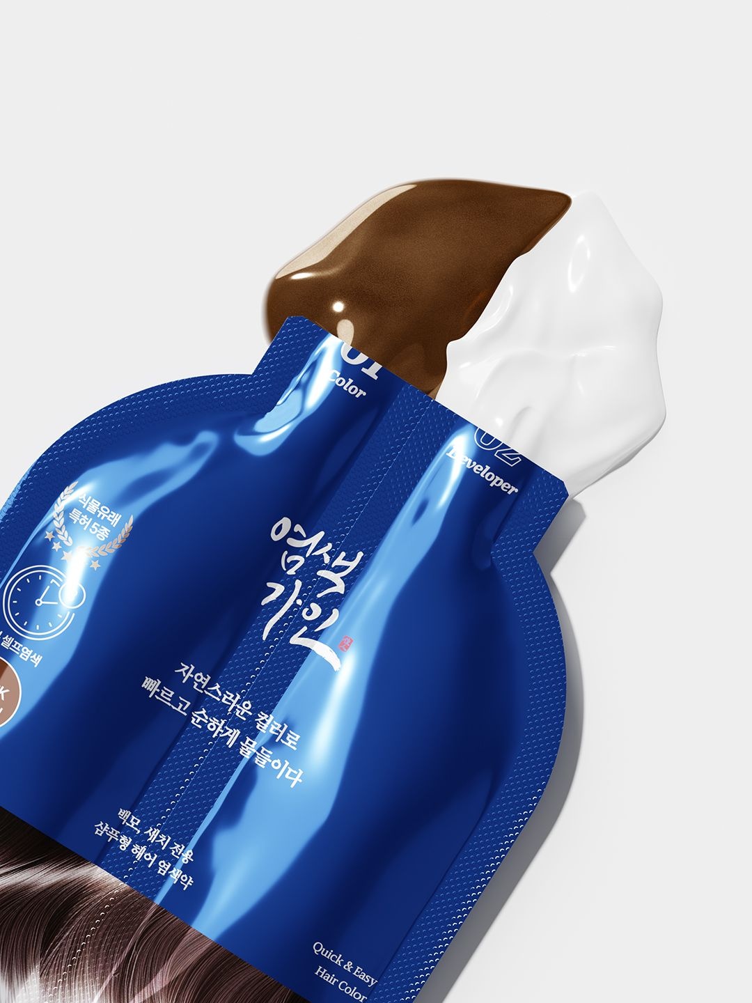 염색가인 3분 셀프 새치 커버 천연 염색제 (택)