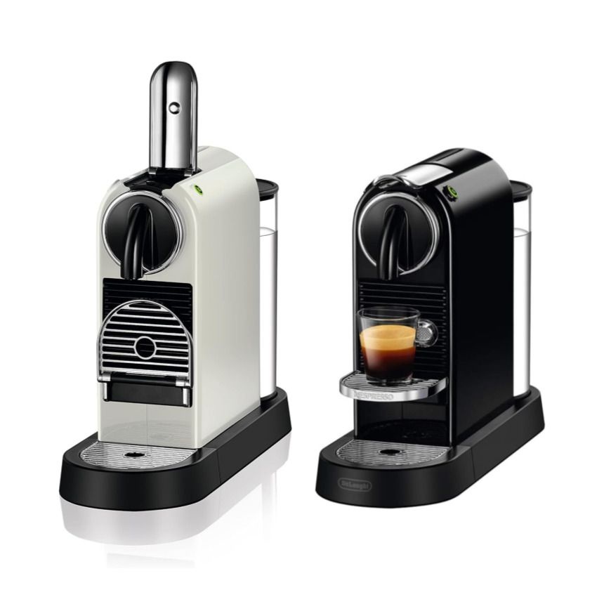 [해외] 드롱기 네스프레소 시티즈 캡슐 커피머신  EN167.W 화이트  블랙