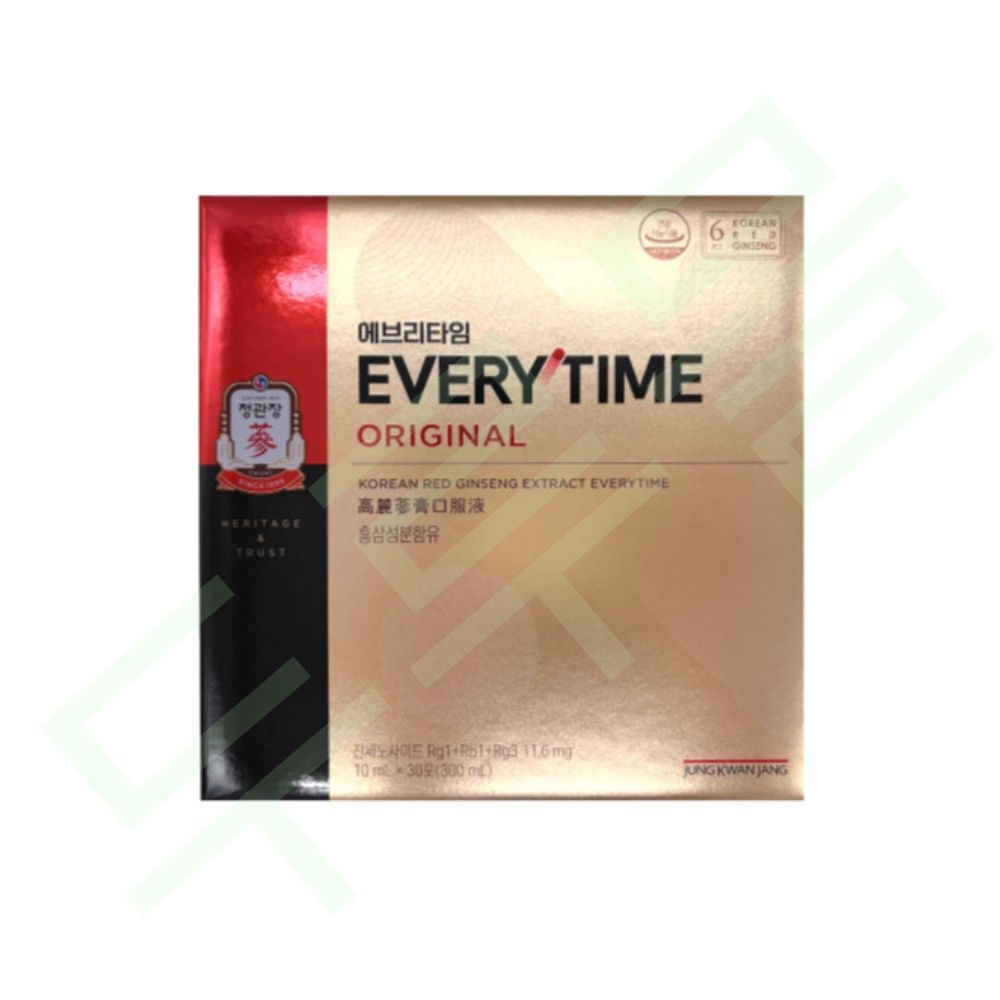 정관장 홍삼정 에브리타임 10ml  30포 에브리타임 오리지널 짜먹는홍삼