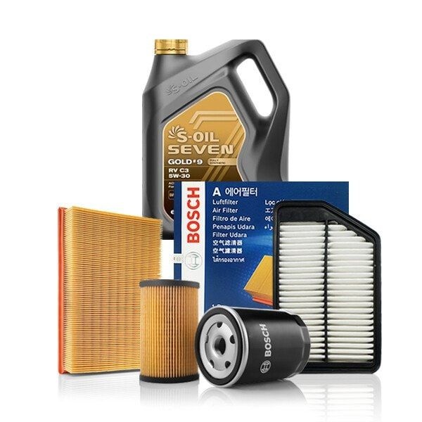 테온셀 쏘렌토 MQ4 2.2 디젤 20년~23년 세븐골드 RV 5W-306L + 보쉬 엔진오일 필터세트