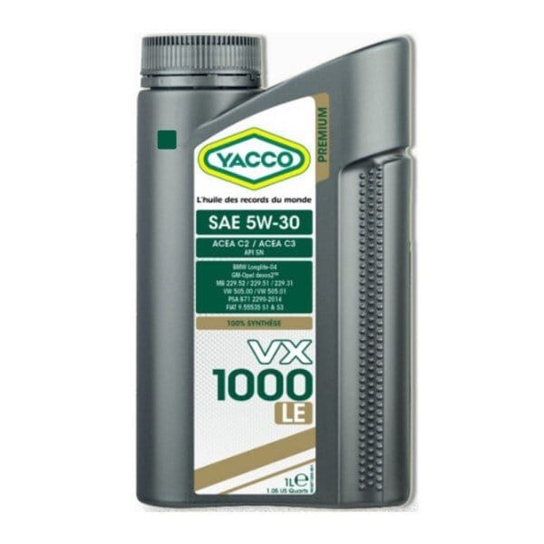 테온셀 야코 프리미엄 5W30 합성엔진오일 디젤 가솔린 공용 VX1000 LE 프랑스 오리지널 1L