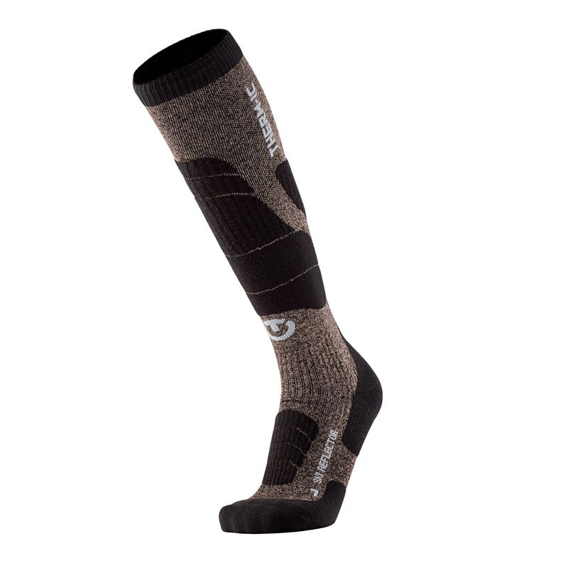 썰믹 [썰믹] 스키양말 SKI MERINO REFLECTION BK/GOLD