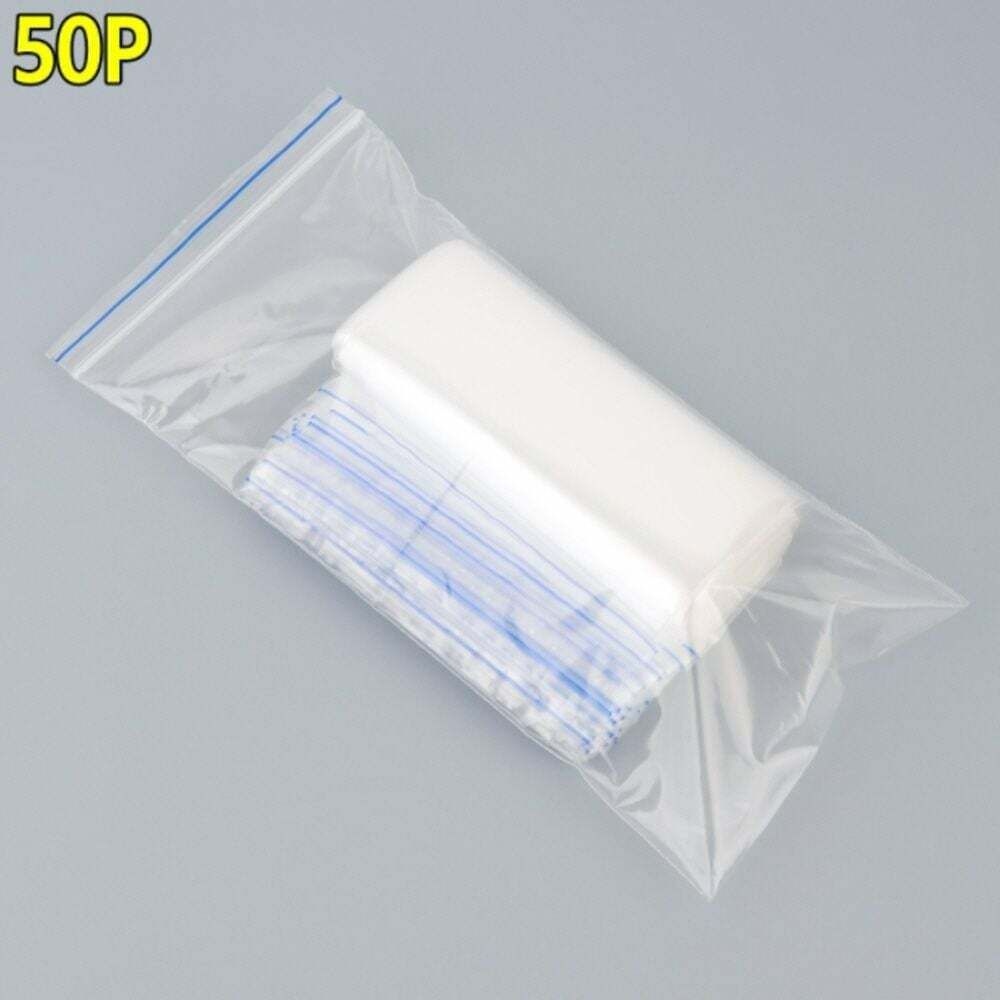 (현대Hmall) 소분 PC24WD51 분류 큰 다용도 지퍼형 보관 비닐백 지퍼백 50p