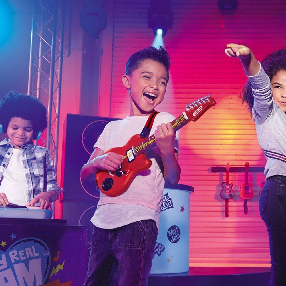 리틀타익스 리틀 마이 리얼 잼 일렉트릭기타 어린이집 두돌선물 전자기타장난감 3세