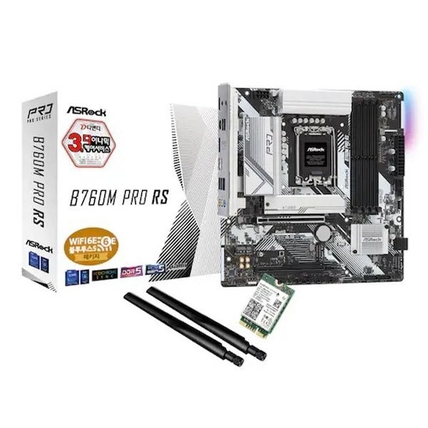 ASRock ASRock B760M Pro RS D5   WiFi6E 모듈 패키지