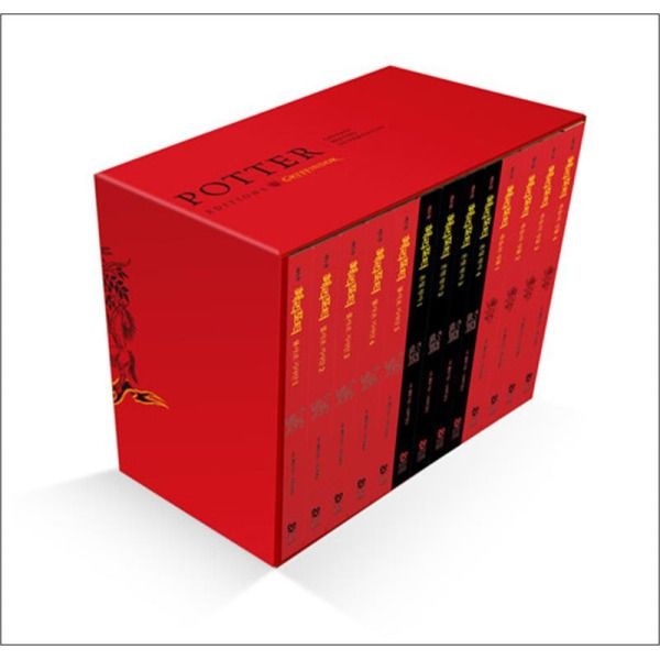 문학수첩 [봄봄북스] 해리포터 기숙사 에디션 책 그리핀도르 5-7 권 무선 박스 세트 (전13권)