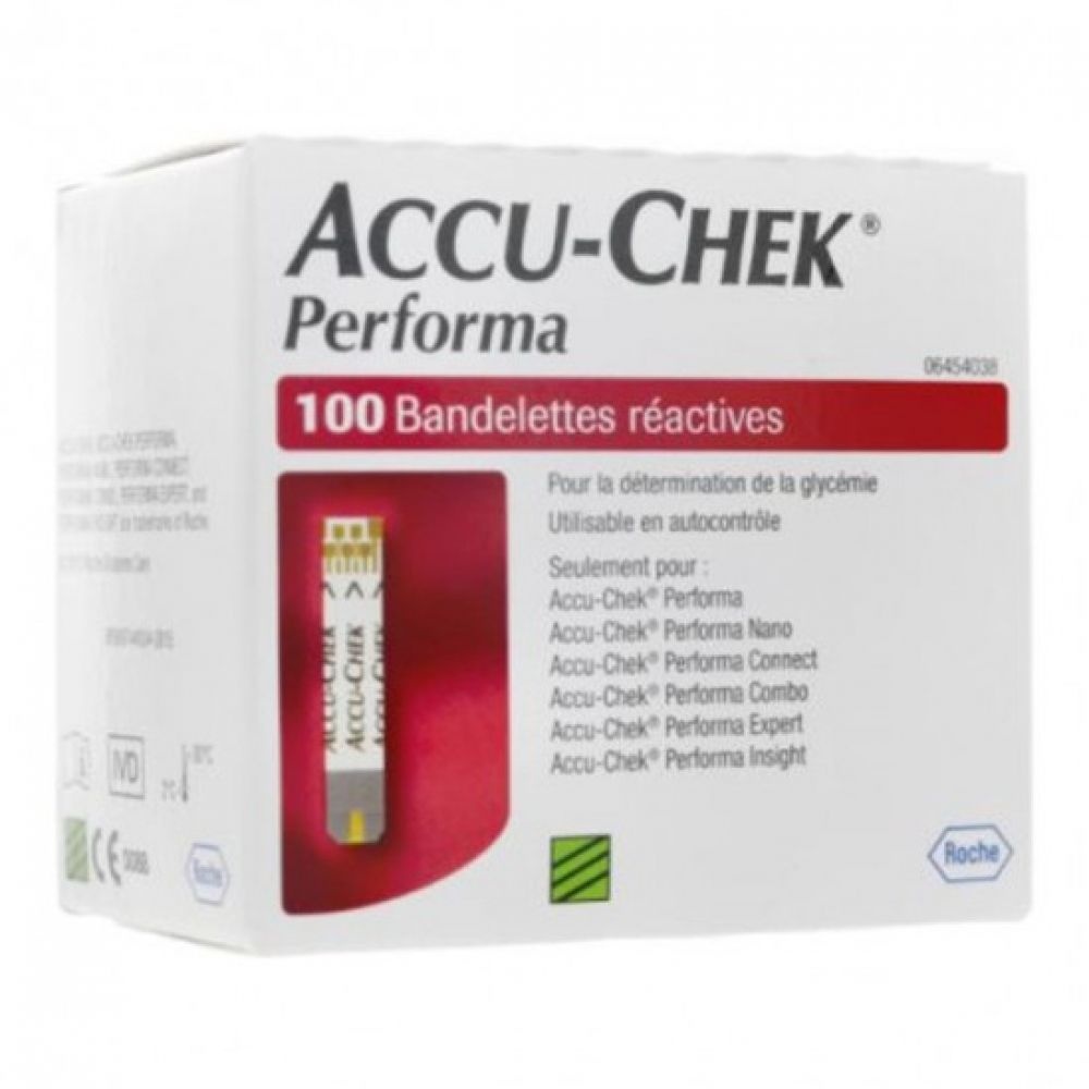 [해외] 아큐체크 Accu-Chek 퍼포마 테스트 스트립 x100