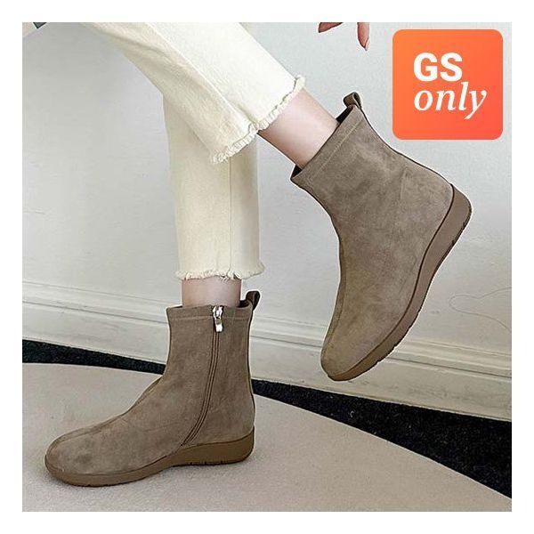[할리샵/GS단독][안감기모](1017Z2) 하이 무드 앵클부츠 3cm[택가59,900]