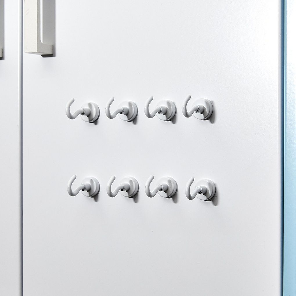 [롯데백화점] 모던하우스 WOW 현관에 착착 마스크 및 다용도  자석후크 8P WHITE_CL1622009