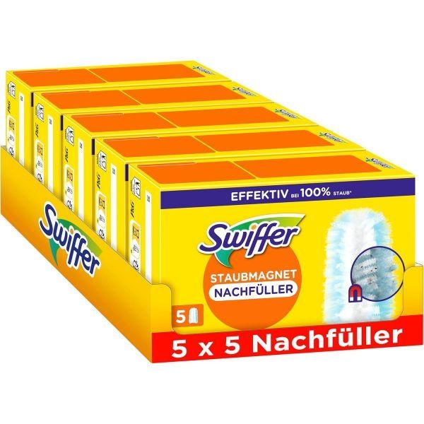 [해외] 스위퍼 더스트 마그넷 리필 팩, 25인치 컴포트 팩(5 x 5매) 133789