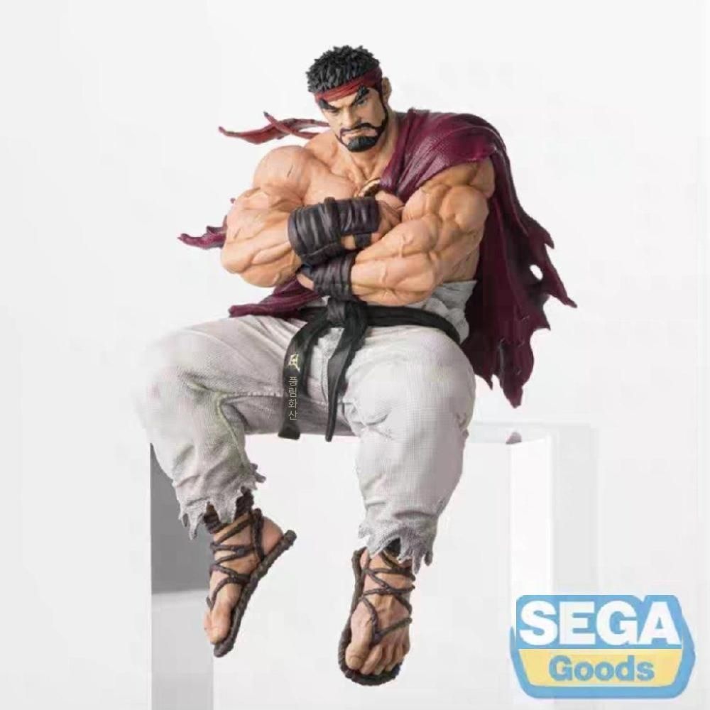 [해외] SEGA 세가 스트리트파이터 춘리 피규어 류 앉은 포즈 미니 게임 캐릭터 장식 선물 굿즈