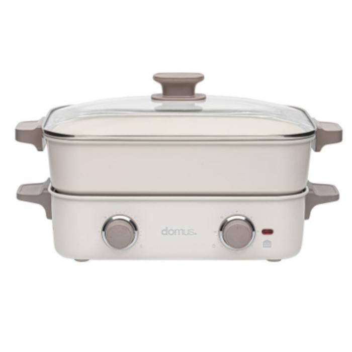 도무스 도무스 전기 두판 멀티 쿠커 그릴 홈파티 찜기 집들이