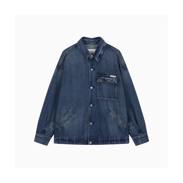 CALVIN KLEIN JEANS <매장정품> 캘빈클라인 진 CALVIN KLEIN JEANS 남성 골드코스트 선셋 데님 필드 자켓 4RD730G 0JR 4RD730G0JR 827254