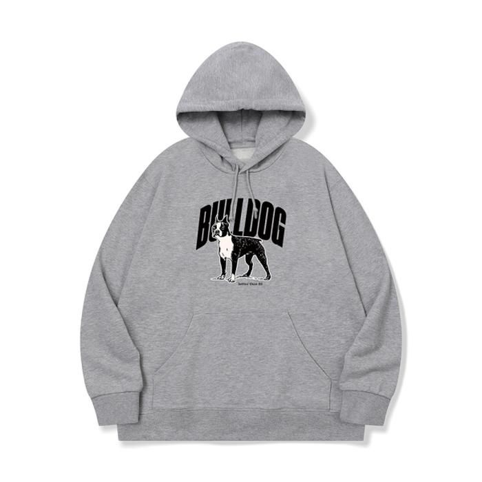 [베러댄88]bth44 불독 하면 맨션이지 그래픽 후드티