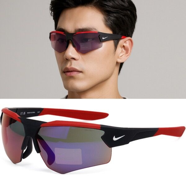 MARCHON 나이키 [나이키] 선글라스 EV24037 012 클락 듀오 E 라이딩 러닝 마라톤 고글 여자 남자